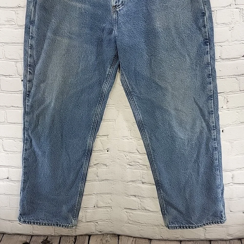 Carhartt Jeans B172 Mens Sz 40 X 30 Flannel Lined‎ Relaxed Fit Straight Flawed